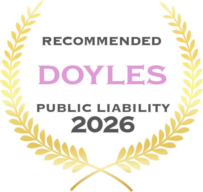 Doyles Guide Recommended badge for Public Liability 2026
