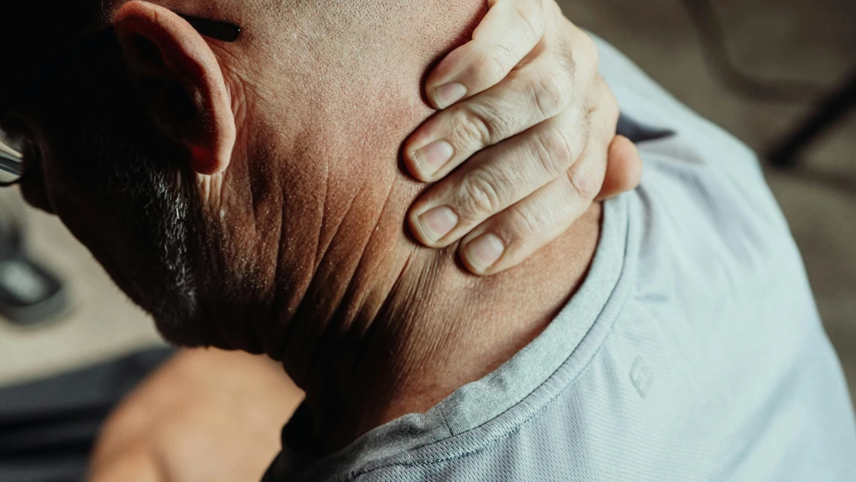 Man Neck Injury